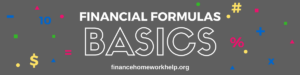 financial formulas basics