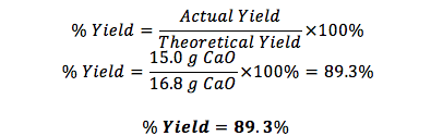 formula to calculate yield