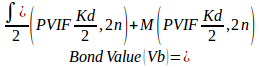 Bond valuation models with semi-annual coupons