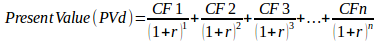 calculate present value