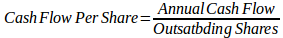 cash flow per share formula