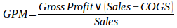 gpm formula