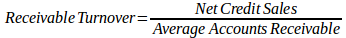 receivable turnover