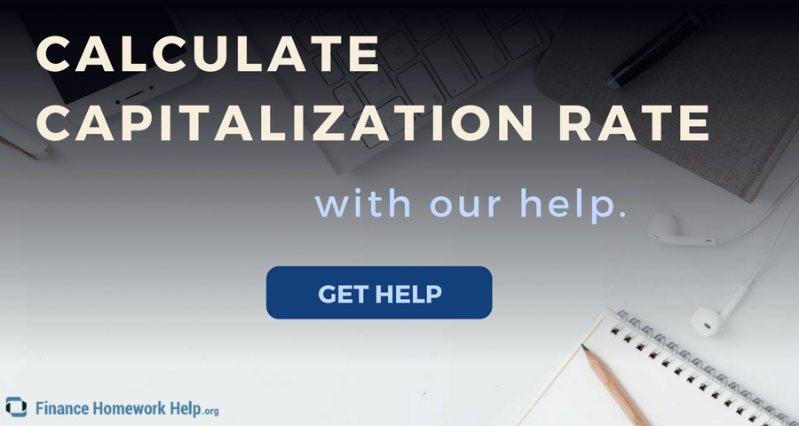 how to calculate capitalization rate solution