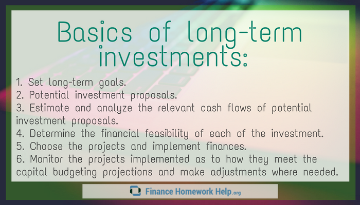 advice for long-term investments